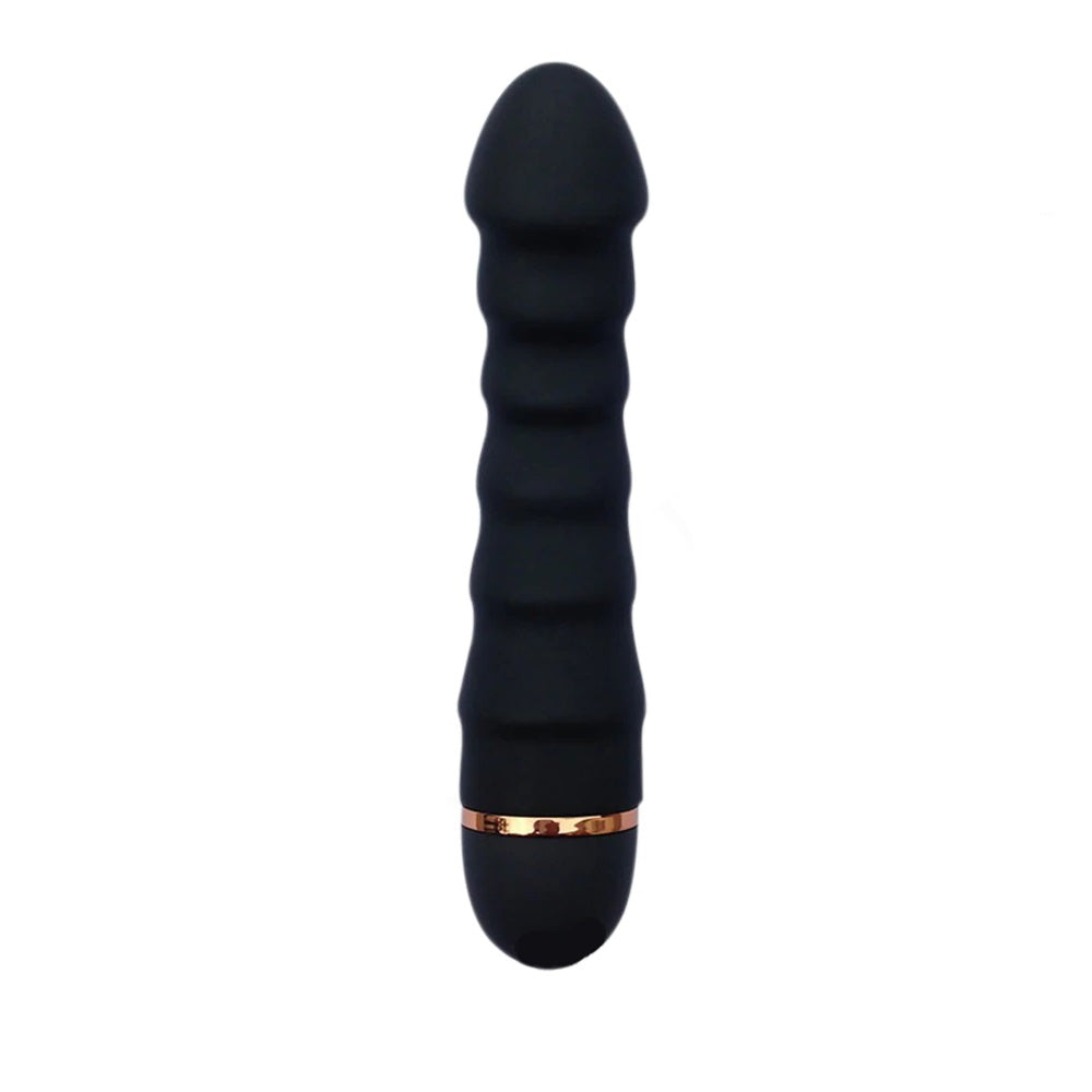 E-48 RidgePulse Vibrator showing textured surface and ergonomic design for enhanced pleasure.