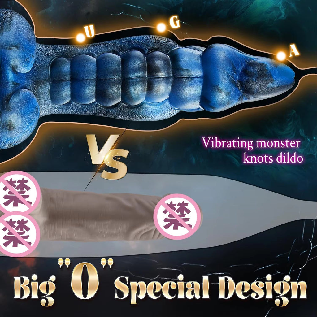 Blue dragon fantasy monster dildo from F-33 featuring detailed, realistic texture and vibrant blue color for immersive play.