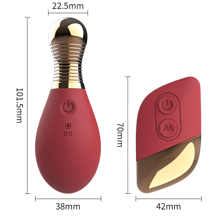 E-41 PerfumeWhisper Nimi Mini Remote Bullet Vibrator in sleek design, compact size, suitable for personal pleasure.