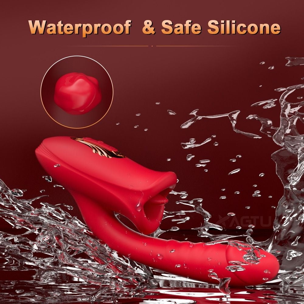 F-34 Crimson Bite Thruster with sleek red design and ergonomic handle, showcasing its modern, high-performance appearance.