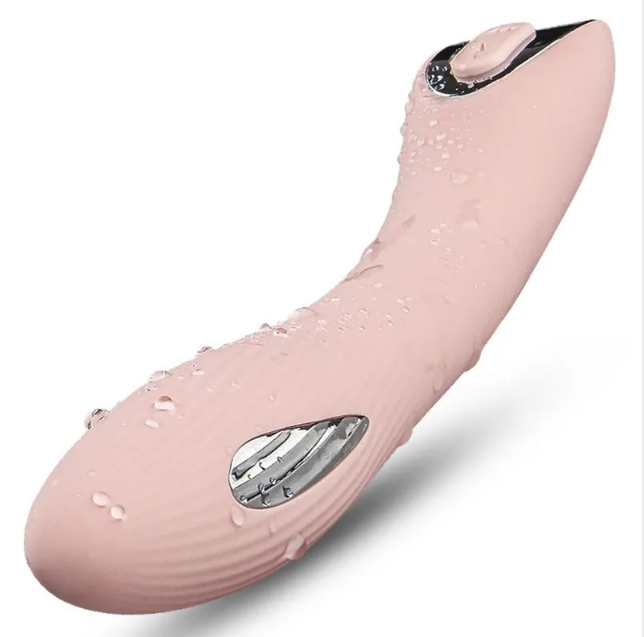 VelvetBurst Electric Pulse G-Spot Vibrator by F-44, featuring a velvet-soft body and sleek design for targeted pleasure.