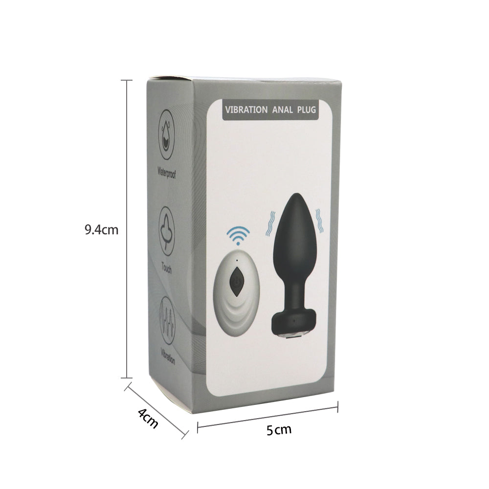 EchoPulse Anal Thruster by F-32, showing a sleek, purple silicone anal stimulator with textured surface and ergonomic design.