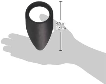 A-43 We-Vibe Verge Style Drop Ring Vibrator in a drop shape, showcasing its sleek design and smooth silicone surface.