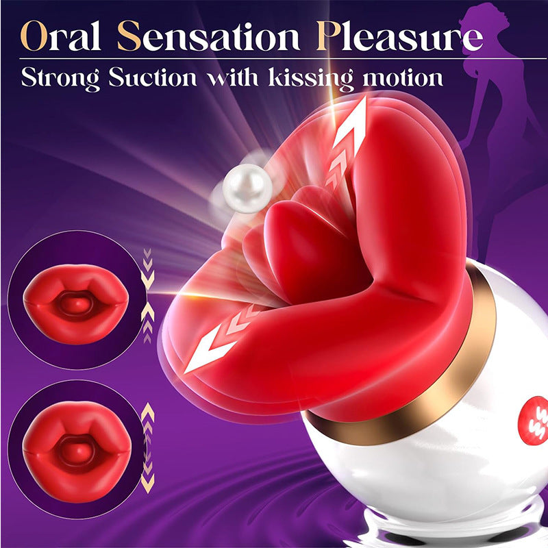 D-35 KissVortex Oral Delight device with sleek design and textured surface for enhanced oral stimulation.