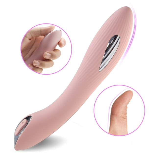 VelvetBurst Electric Pulse G-Spot Vibrator by F-44, featuring sleek velvet finish and ergonomic design for targeted pleasure.
