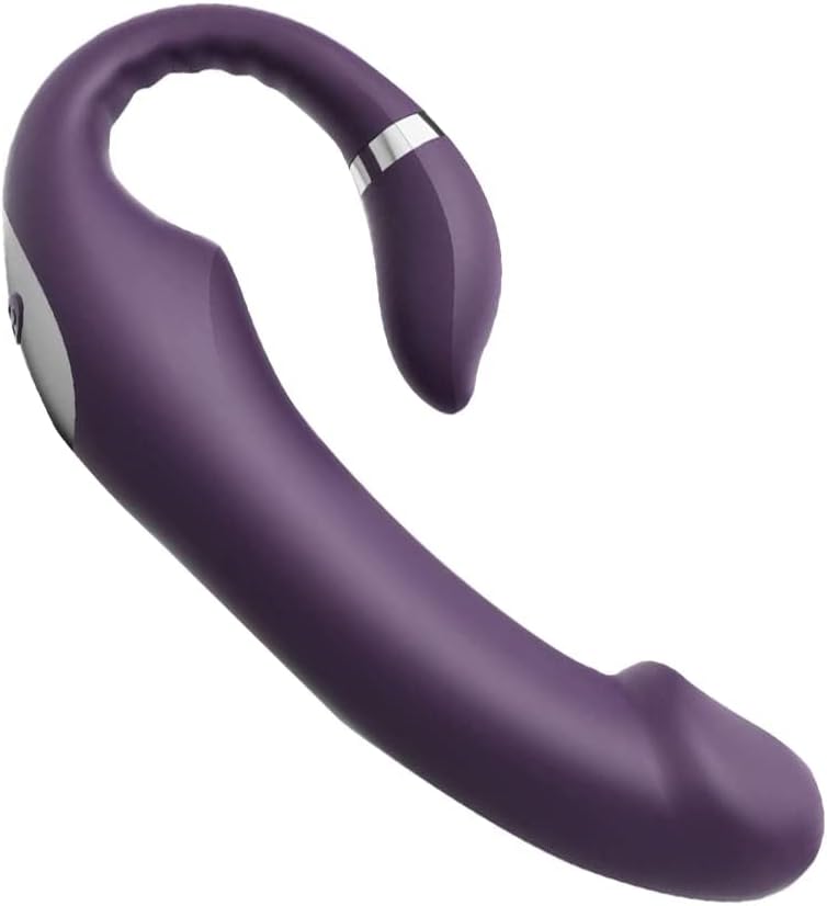 E-34 Doppel Feuer strap-on vibrator with adjustable straps and dual silicone shafts for enhanced pleasure.