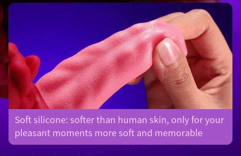 VelvetWhirl Tongue Stimulator by E-31, soft velvet texture with spiral design for sensual oral pleasure, close-up view.