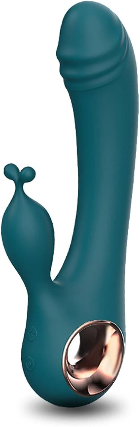 AntlerKiss Dual Motor Rabbit Vibrator by C-33 showing a sleek, dual-motor silicone vibrator with ergonomic design.