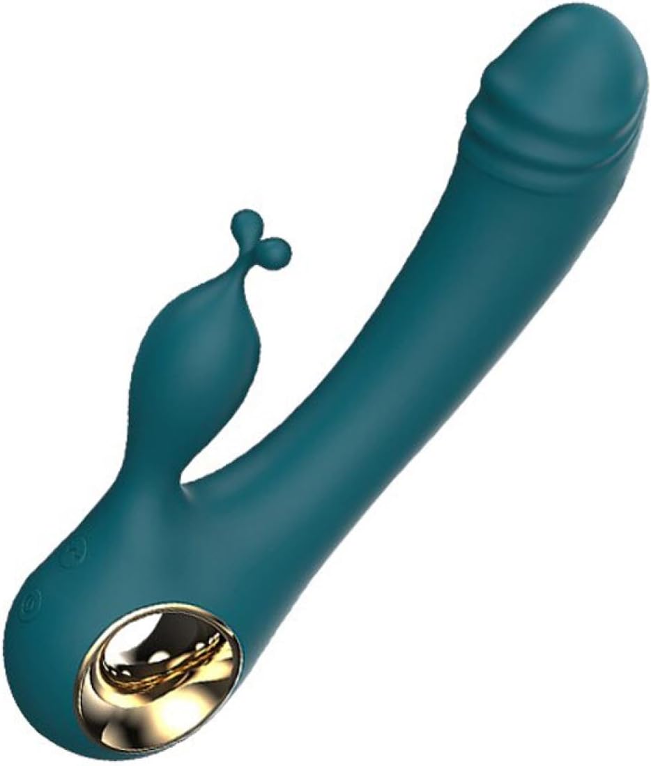 AntlerKiss Dual Motor Rabbit Vibrator by C-33 featuring dual motors, smooth silicone body, and ergonomic design for pleasure.