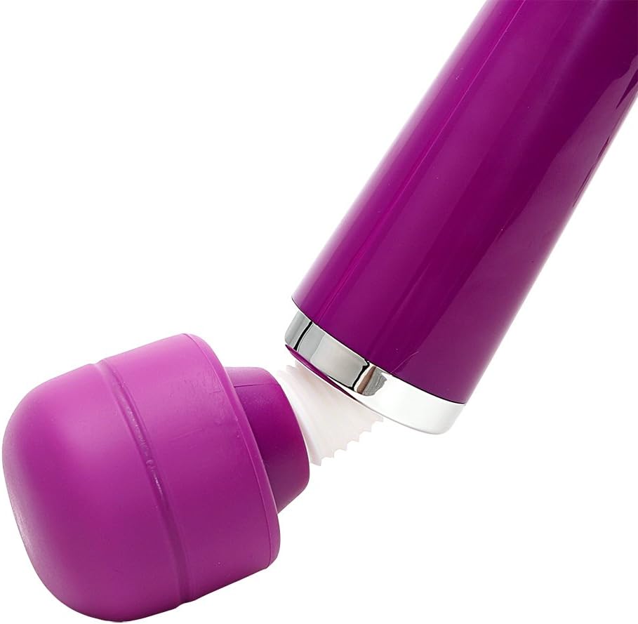 E-51 Magic Wand Mini vibrator with compact design, black color, and ergonomic shape for personal pleasure and discreet use.