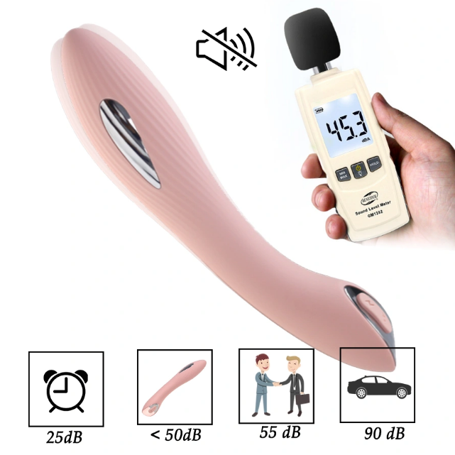 VelvetBurst Electric Pulse G-Spot Vibrator by F-44, showing smooth velvet finish and ergonomic design for targeted pleasure.