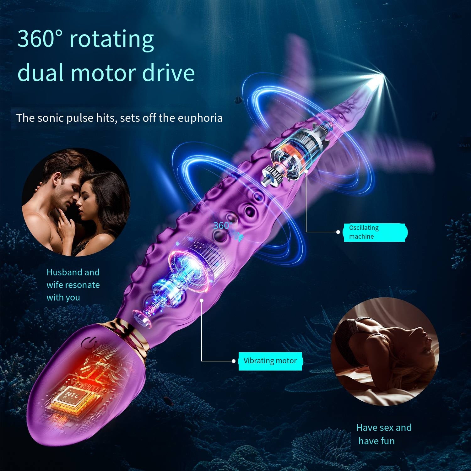 D-26 OctoVortex 360° drone displaying its compact design and colorful propellers in a clear, detailed view.