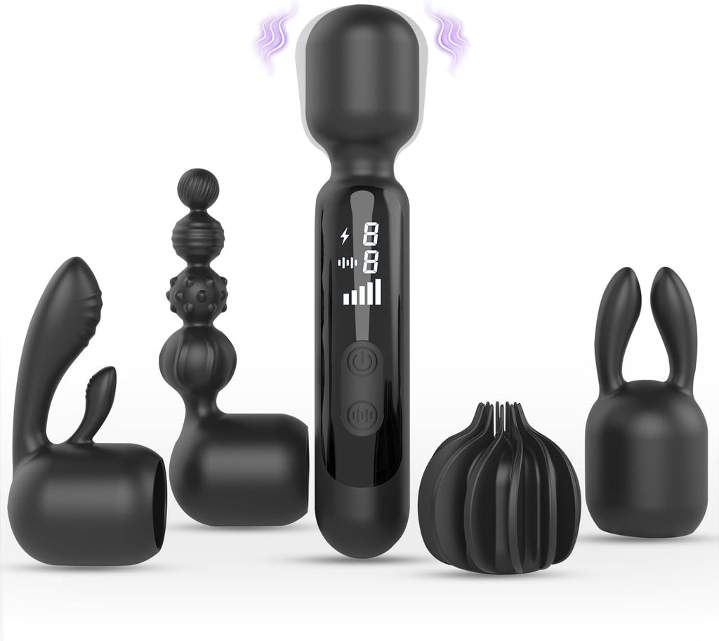 F-46 Eclipse Pulse Modular Wand with sleek black design and adjustable components for versatile styling.