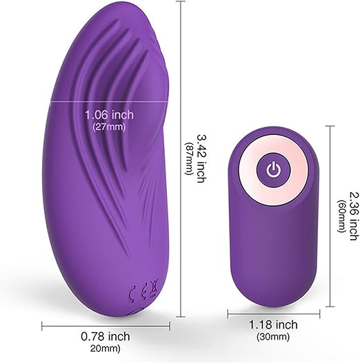 A-51 PulseBloom Remote Egg in vibrant color, showing smooth rounded design and remote control for easy operation.