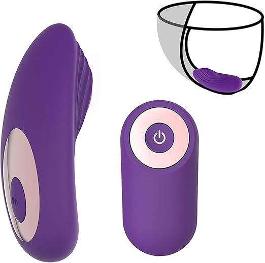 A-51 PulseBloom Remote Egg in sleek white design with remote control, showcasing its compact, modern shape on a plain background.