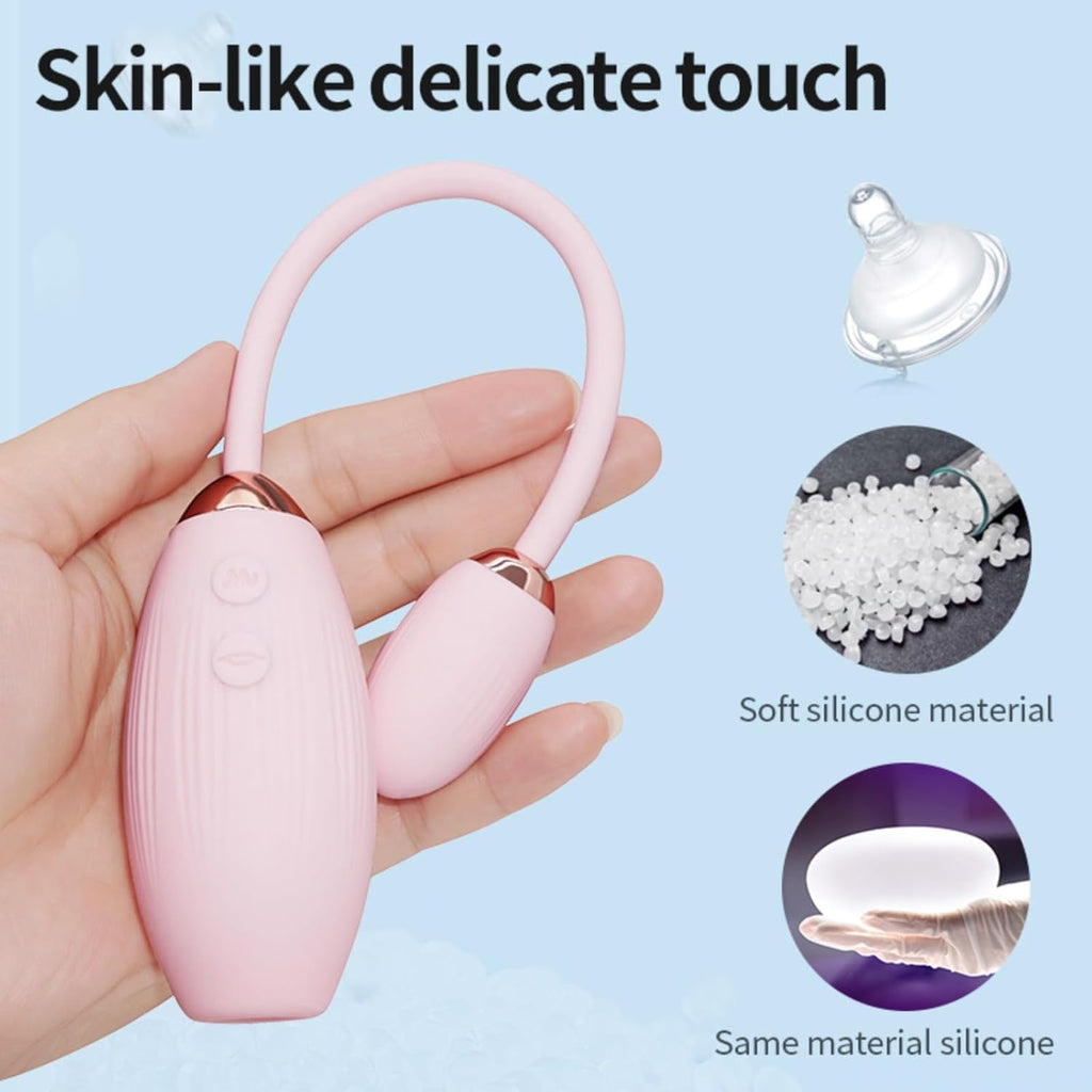 Flexible D-43 Hurricane Petals clit sucker with leaf-shaped design, showcasing the textured silicone surface and adjustable flexibility.