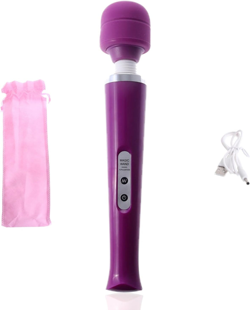 E-51 Magic Wand Mini vibrator with a compact, ergonomic design, featuring a smooth surface and a flexible, rounded tip.