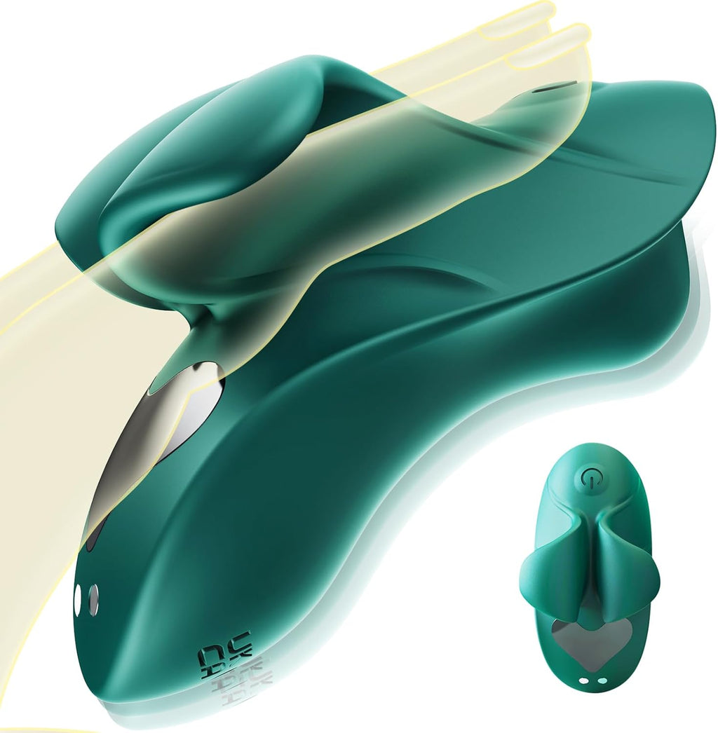 E-26 Mini-Vibrator "Schmetterlingsblätter" with butterfly leaf design, compact personal massager for intimate pleasure.