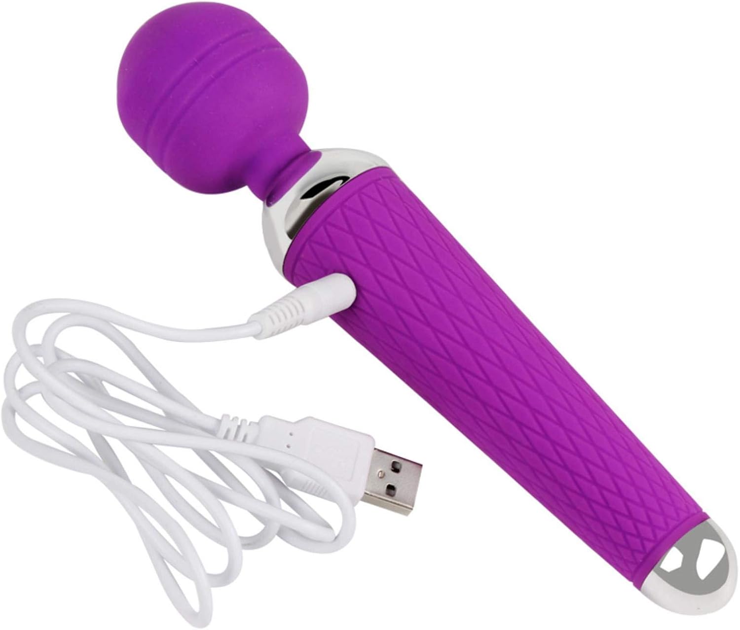 C-24 Mini Wand Massager, compact personal vibrator with smooth ergonomic design, ideal for targeted relaxation and massage.