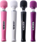 E-51 Magic Wand Mini vibrator with smooth black body and compact design, ideal for discreet personal use.