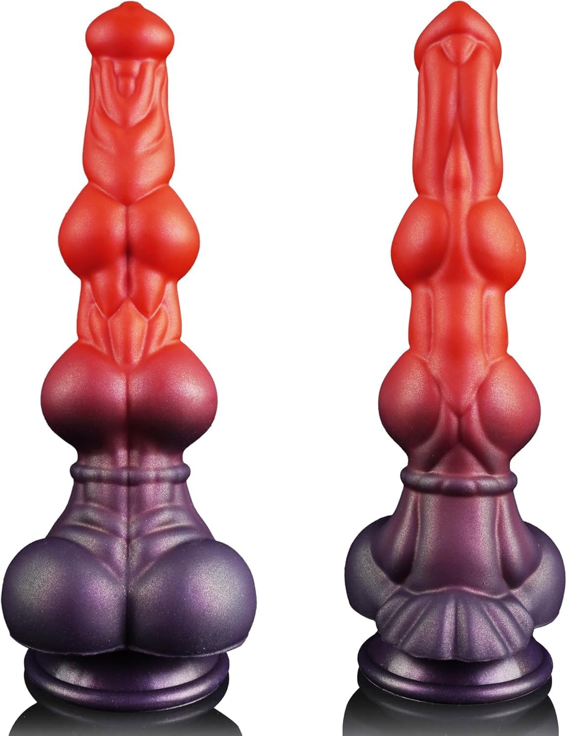 Large horse-shaped dildo with knot detail from C-22, featuring realistic design and textured surface for intense sensation.