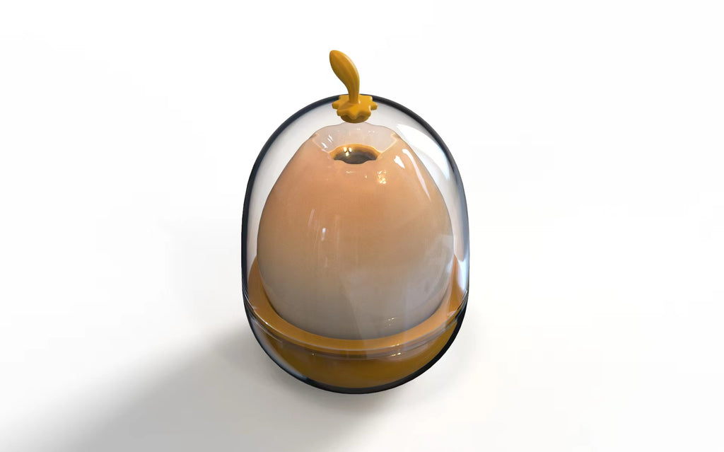 E-42 Luna Whisper fragrance bottle with sleek design and silver cap, displayed on a neutral background.