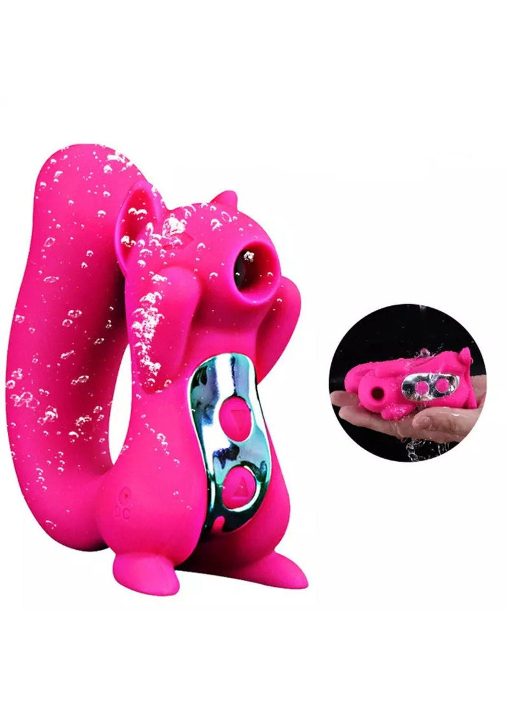 D-41 Verspieltes Eichhörnchen Doppelter Ekstase toy with detailed squirrel design and textured surface for enhanced pleasure.