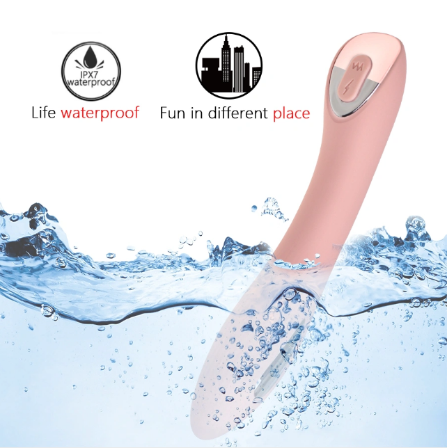 VelvetBurst Electric Pulse G-Spot Vibrator by F-44, showcasing the sleek velvet-textured body and ergonomic design for targeted pleasure.