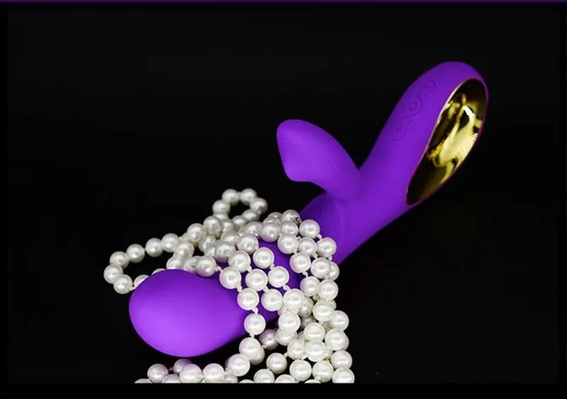 GoldenAngel II dual motor rabbit vibrator by F-35 with sleek design and dual motors for enhanced pleasure.