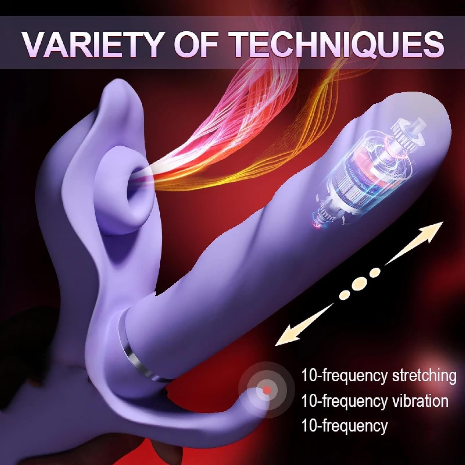 D-34 Dolphin Slap & Suck Vibrator with realistic dolphin shape, textured surface, and adjustable modes for stimulation.