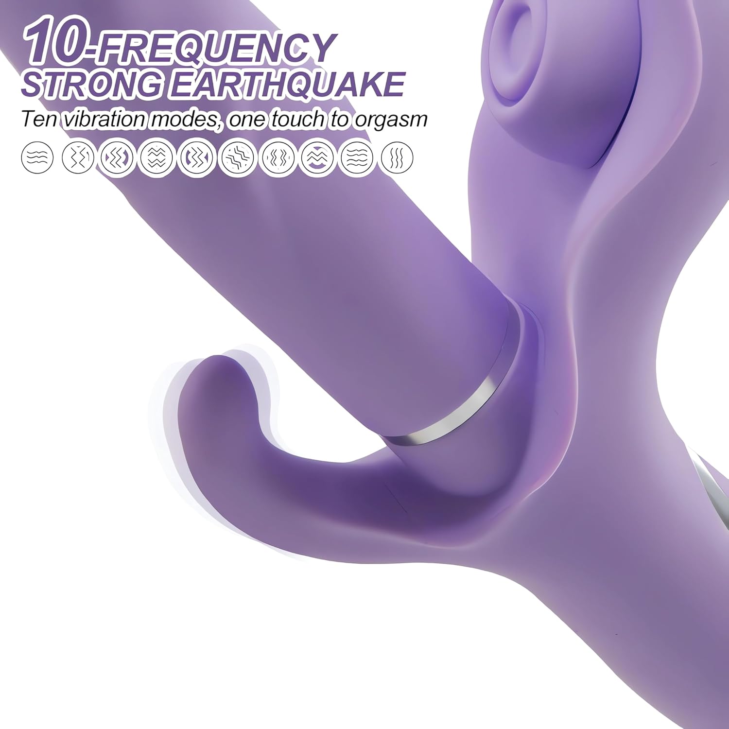 D-34 Dolphin Slap & Suck Vibrator featuring a dolphin shape with textured surface and adjustable stimulation settings.