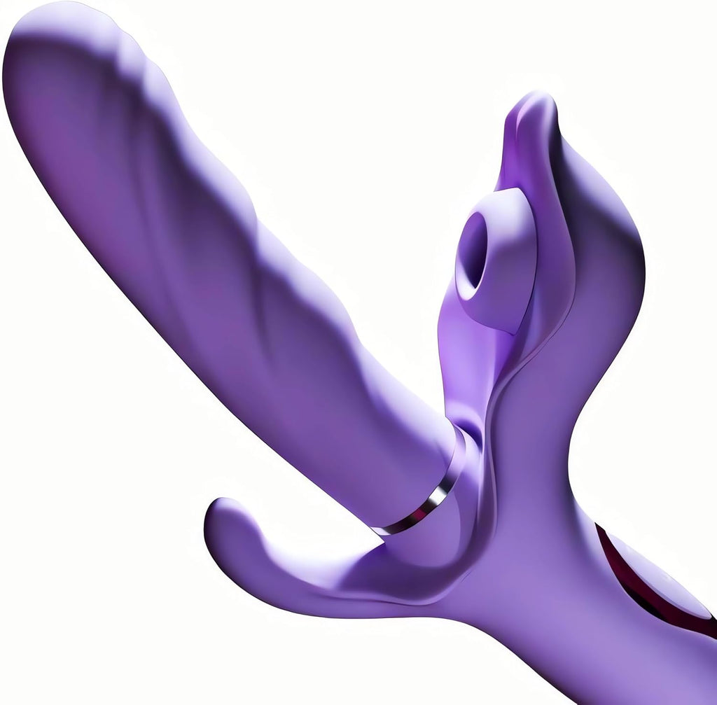Delfin-Vibrator D-34 Dolphin Slap & Suck Vibrator with textured surface and flexible design for enhanced pleasure.
