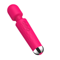 E-410 PulseHarmony Wand Vibrator in purple, showing smooth ergonomic design and textured surface for targeted stimulation.