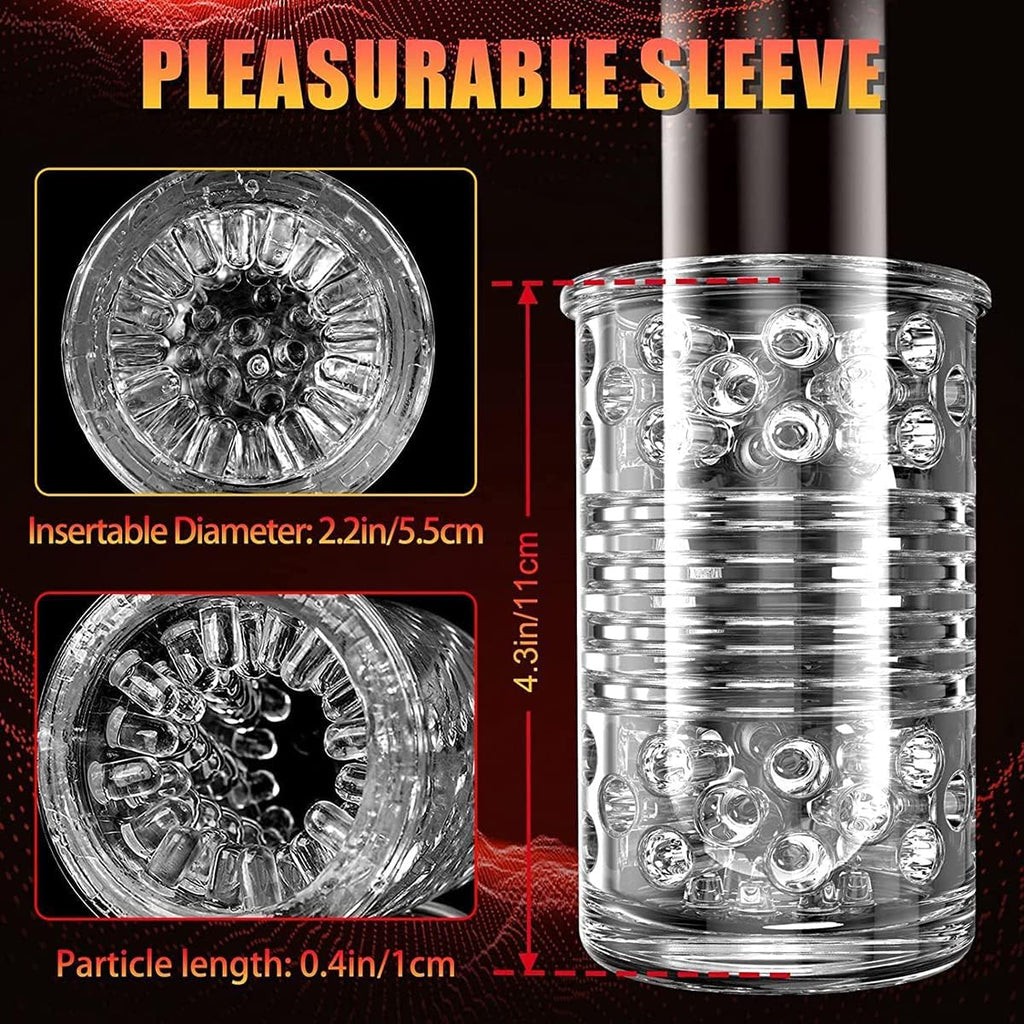 A-32 Gelber Sturm automatic masturbator with textured interior, designed for personal pleasure, shown in a close-up image.