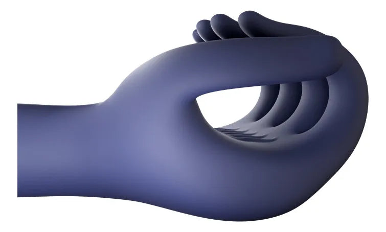D-44 Hand of Lust vibrator in hand, featuring realistic design and textured surface for intimate pleasure.