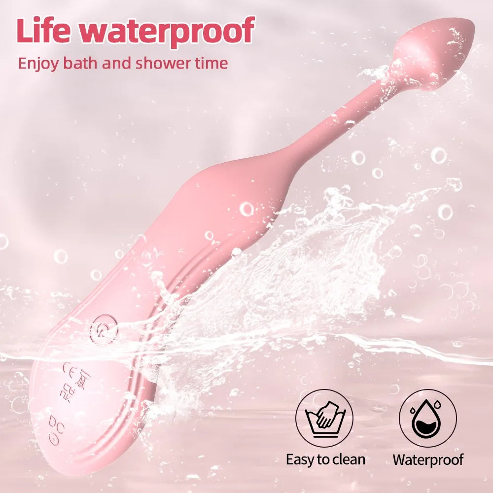 C-31 LunaFlex U-Vibrator with dual stimulator and clitoral teaser, sleek ergonomic design for intimate pleasure and targeted stimulation.