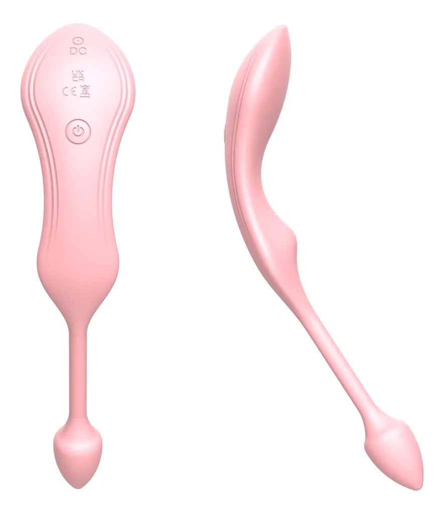 C-31 LunaFlex U-Vibrator with dual stimulation, featuring a sleek design and textured surface for enhanced pleasure.