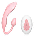 C-31 LunaFlex U-Vibrator with dual stimulation and clitoral stimulator, featuring sleek design and adjustable settings.