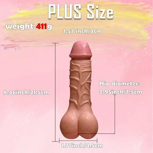 Realistic male penis masturbator in condom shape from A-47, featuring detailed texture and lifelike appearance.