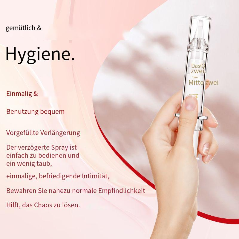 VigorMax BedGame Pro delay control spray by Erotic Zauber, shown in a spray bottle with a sleek design on a neutral background.