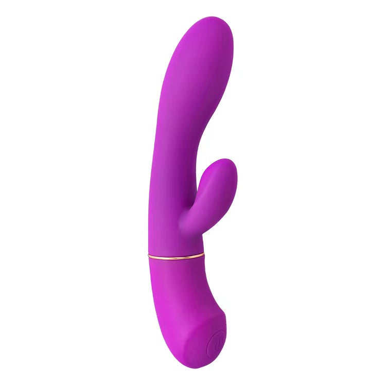 LIYA Velvet Pulse 4-in-1 vibrator set by D-22 with medical silicone, 10 vibration modes, USB rechargeable, waterproof, in gift box