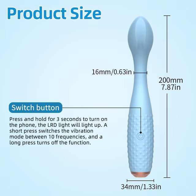 Flexible Whisper G-Teaser by C-34, soft ergonomic design, smooth surface, and flexible shape for comfortable use.