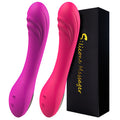 D-33 Silicone G-Spot and clitoral vibrator with ergonomic design for targeted pleasure and relaxation.