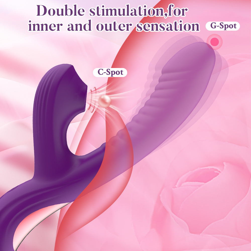 Image of the Ecstasy Wave D-31 hair styling tool with sleek design and textured handle, ready for use.