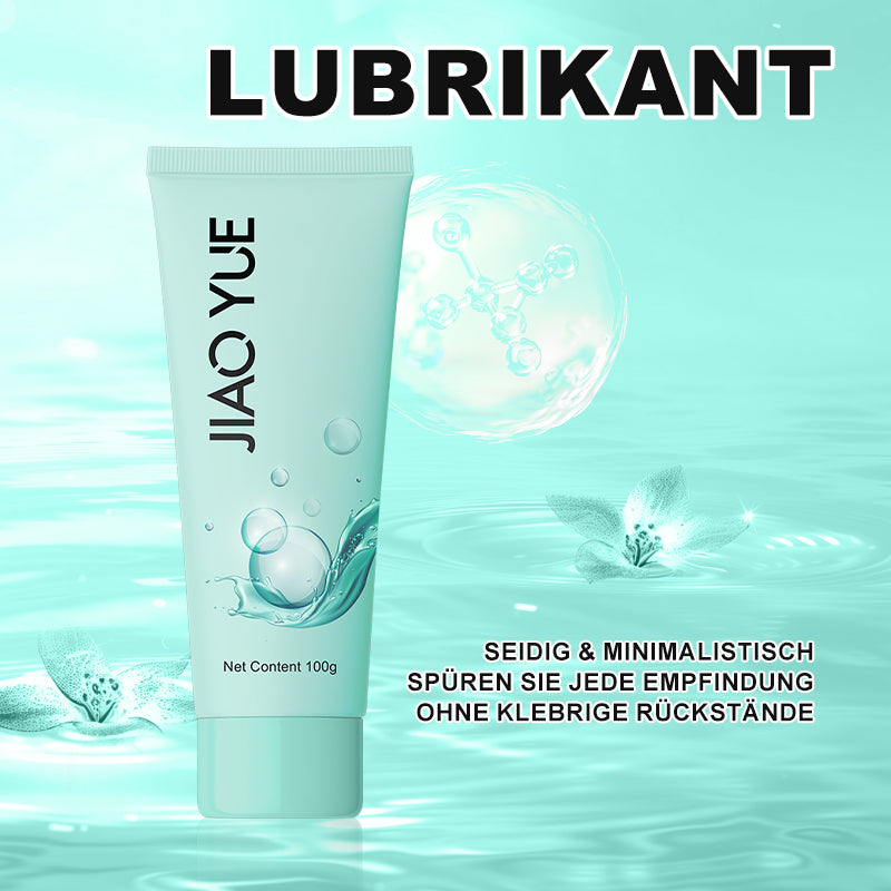 AquaVelvet Intimate Glide by Erotic Zauber, 100g, smooth water-based lubricant gel for couples, shown in a clear container.