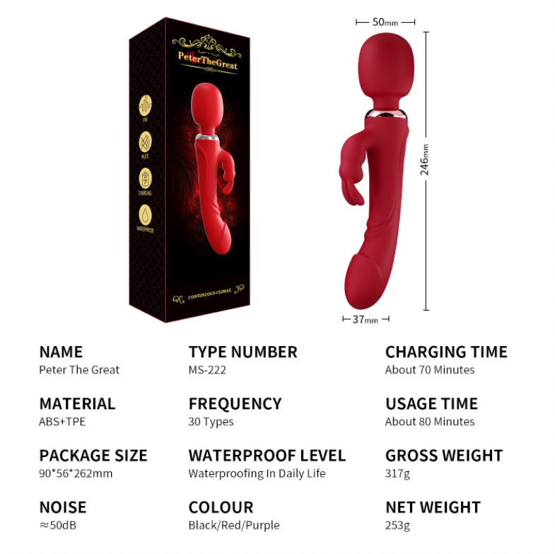 B-34 Sovereign Pulse Vibrator in vibrant pink with textured surface and ergonomic shape for targeted stimulation.