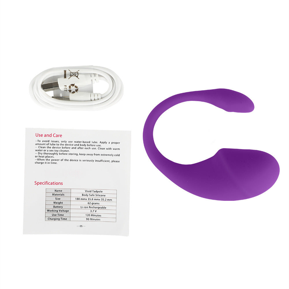 D-24 WhisperTadpole baby monitor with sleek design and display screen, shown in a close-up image.