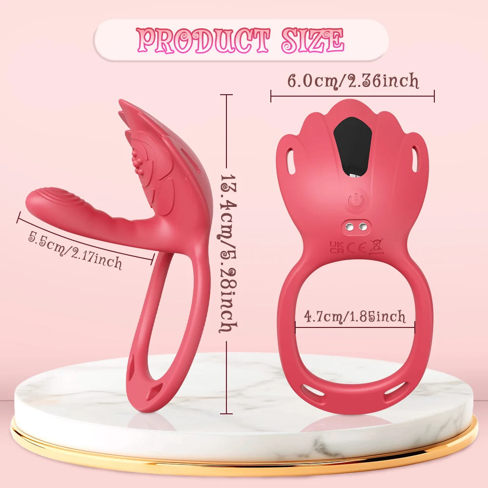 A-21 ErosClaw remote stimulator device with sleek black design, featuring control buttons and a compact, ergonomic shape.