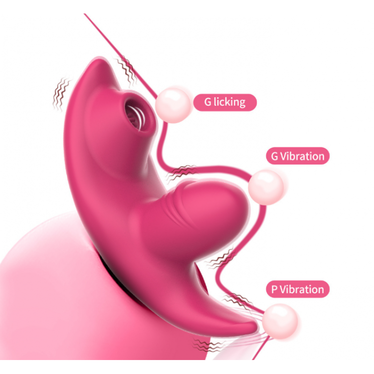 F-31 BlissWing remote panty vibrator shown on a screen, compact device designed for discreet pleasure, with control buttons visible.