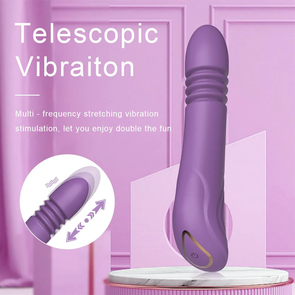 B-32 Telescopic Teaser with extendable metal shaft and handle, used for sensory or promotional purposes.